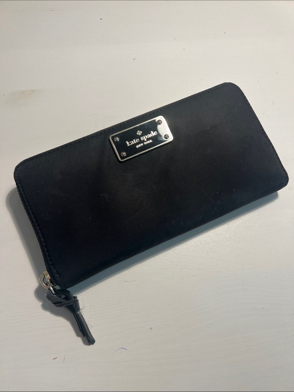 Kate Spade Black Zip Wallet